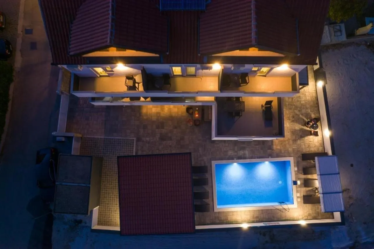 Apartment In Okrug Gornji With Sea View, Balcony, Air Conditioning, Wifi 5134-7 Trogir Croatia