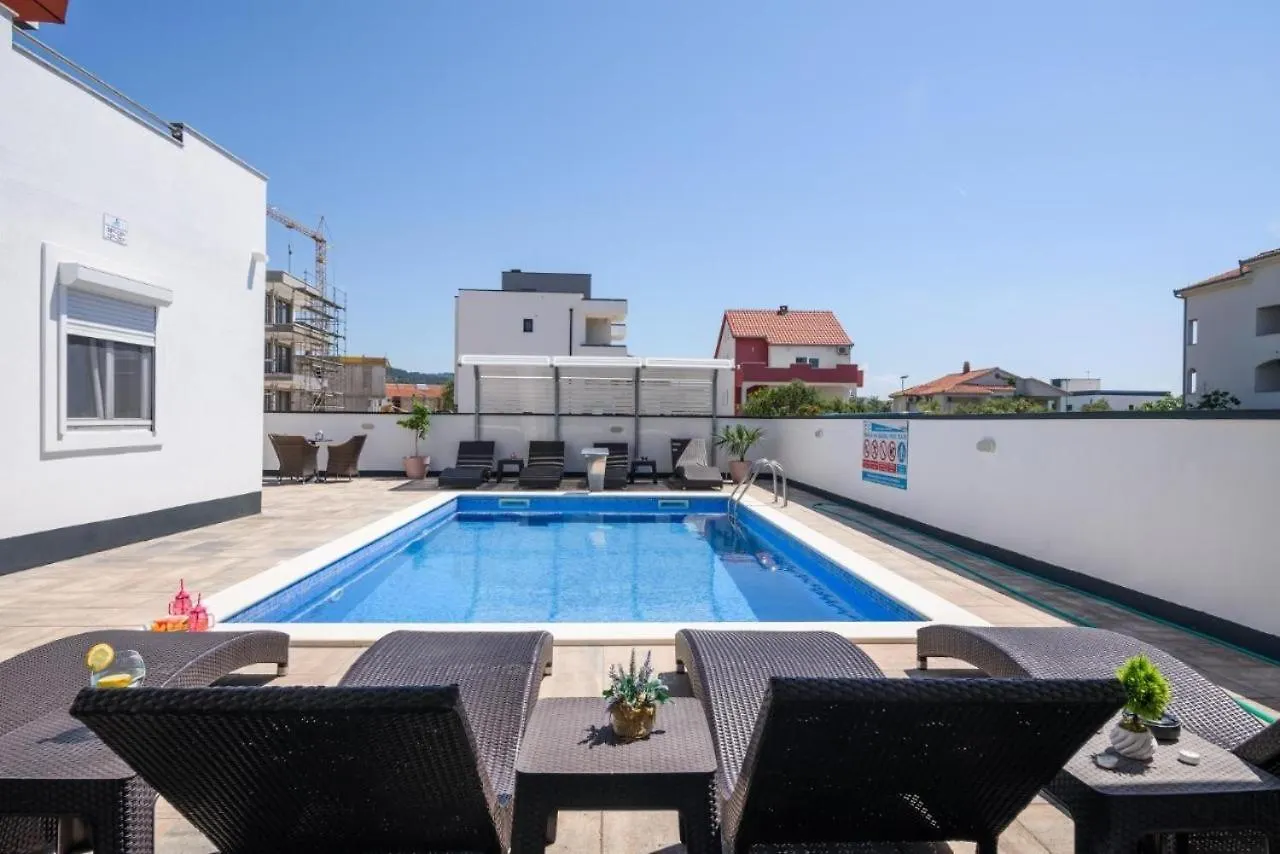 Apartment In Okrug Gornji With Sea View, Balcony, Air Conditioning, Wifi 5134-7 Trogir Croatia